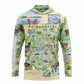Adirondacks Map UltraLight Sunshirt Hoodie – UPF 50+