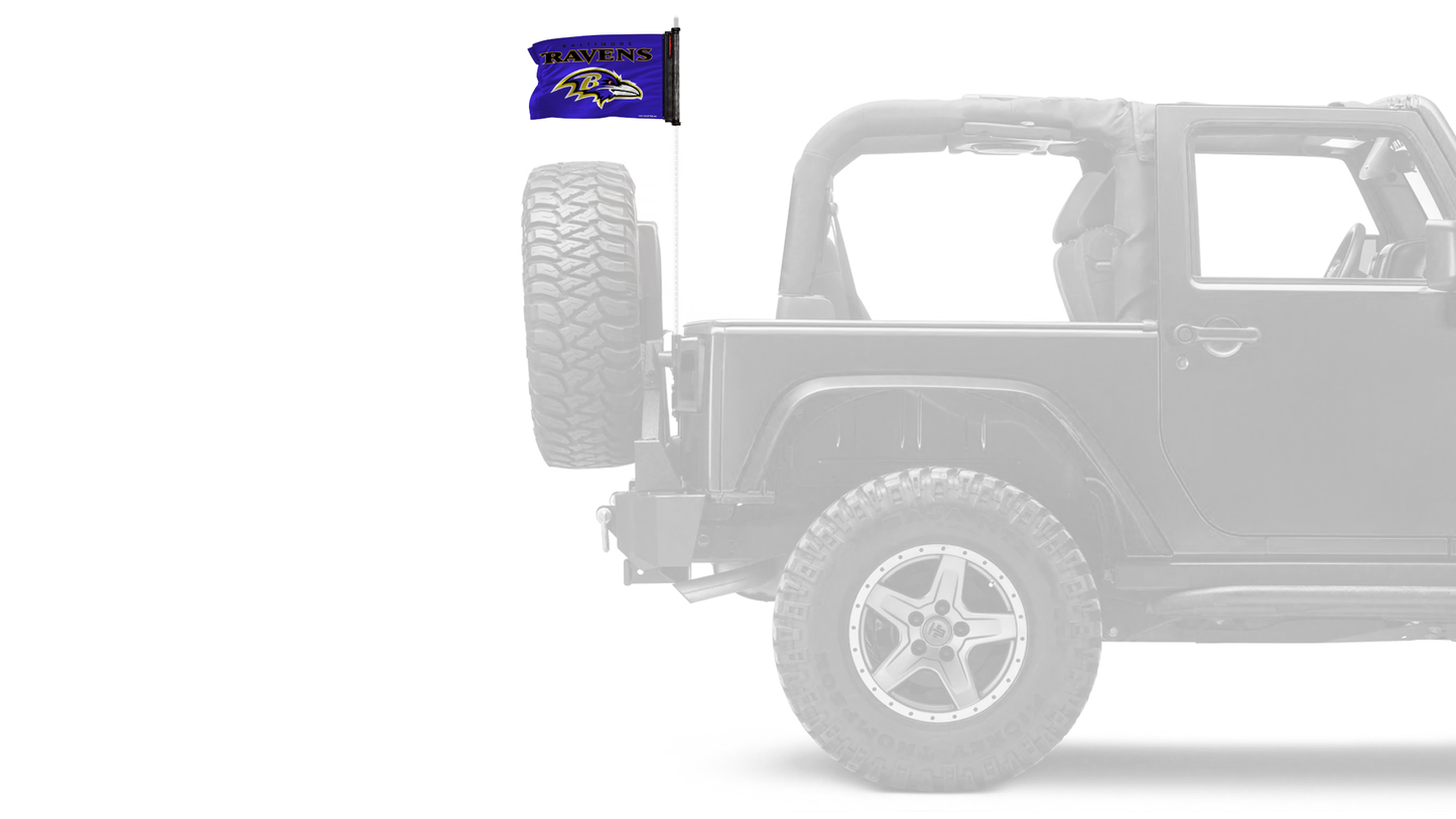 Baltimore Ravens 11"x17" Forever Wave Flag