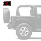 Bucking Bronco 12"x18" Forever Wave Flag for Jeep Wrangler JKU 4-Door 2007-2018