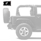 Bucking Bronco 12"x18" Forever Wave Flag for Jeep Wrangler JKU 4-Door 2007-2018