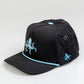 Kraken Black - Perforated Rope Hat