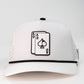 Ace/King White - Perforated Rope Hat