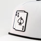 Ace/King White - Perforated Rope Hat