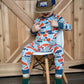 Camo fish bamboo pj set