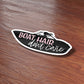 Boat Hair Don't Care Sticker
