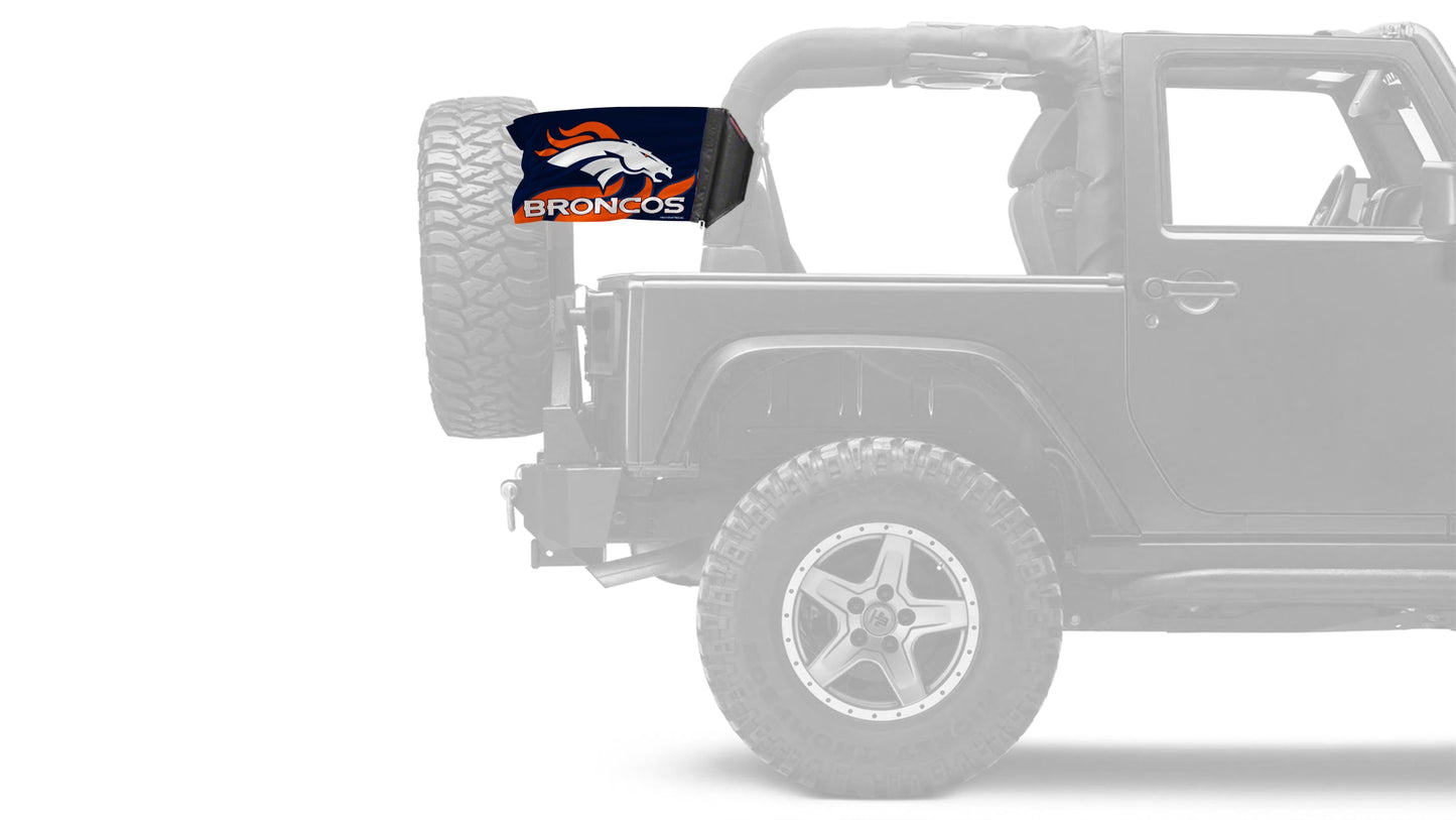 Denver Broncos 11"x17" Forever Wave Flag