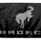 Bucking Bronco 12"x18" Forever Wave Flag for Jeep Wrangler JKU 4-Door 2007-2018