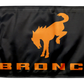 Bucking Bronco 12"x18" Forever Wave Flag for Jeep Wrangler JKU 4-Door 2007-2018