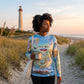 Cape May Map UltraLight Sunshirt Hoodie – UPF 50+