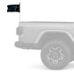 Carolina Panthers 11"x17" Forever Wave Flag for Jeep Wrangler TJ 1996-2006