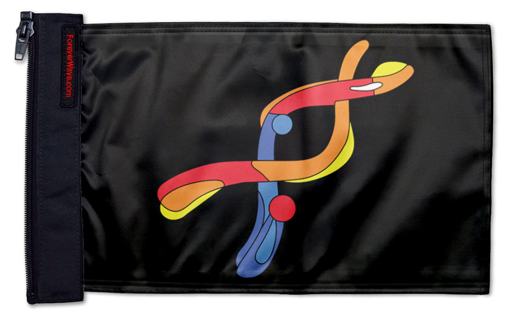 DYRK1A 12"x18" Forever Wave Flag for Golf Carts