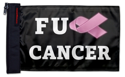 FU Cancer 12"x18" Forever Wave Flag