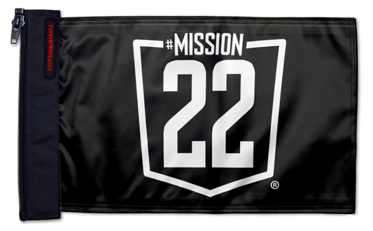 Mission 22 12"x18" Forever Wave Flag for Boats