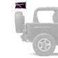 Pink Ribbon Fight Like A Girl 12"x18" Forever Wave Flag for Jeep Wrangler CJ-7 and CJ-8 1976-1986