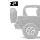 Support Cancer Awareness 12"x18" Forever Wave Flag for Jeep Wrangler JL 2-Door 2018-Present