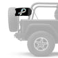 Support Cancer Awareness 12"x18" Forever Wave Flag for Jeep Wrangler JL 2-Door 2018-Present