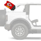 Kansas City Chiefs 11"x17" Forever Wave Flag for Bronco