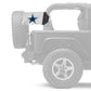 Dallas Cowboys White 11"x17" Forever Wave Flag for Jeep Wrangler TJ 1996-2006