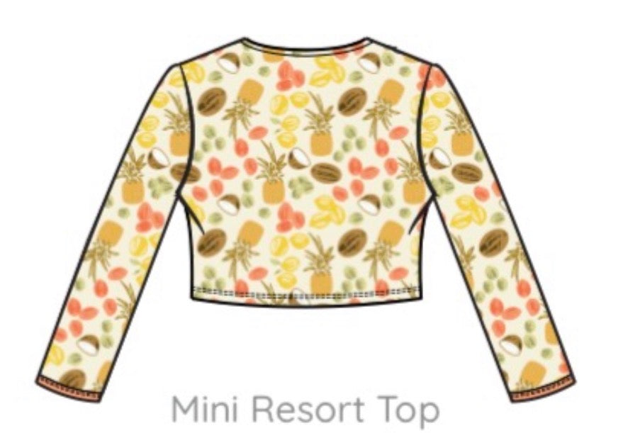 Lainsnow x The Last Mango - Mini Resort Top- Tiki Bar