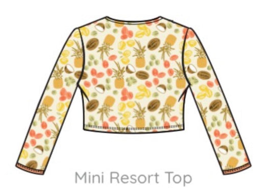 Lainsnow x The Last Mango - Mini Resort Top- Tiki Bar