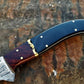 Custom Handmade Damascus Knives for Filleting Fish – 13-Inch Buffalo Horn & Rosewood Handle