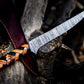 Custom Handmade Damascus Steel Fillet Knife for Sale | 13" Length