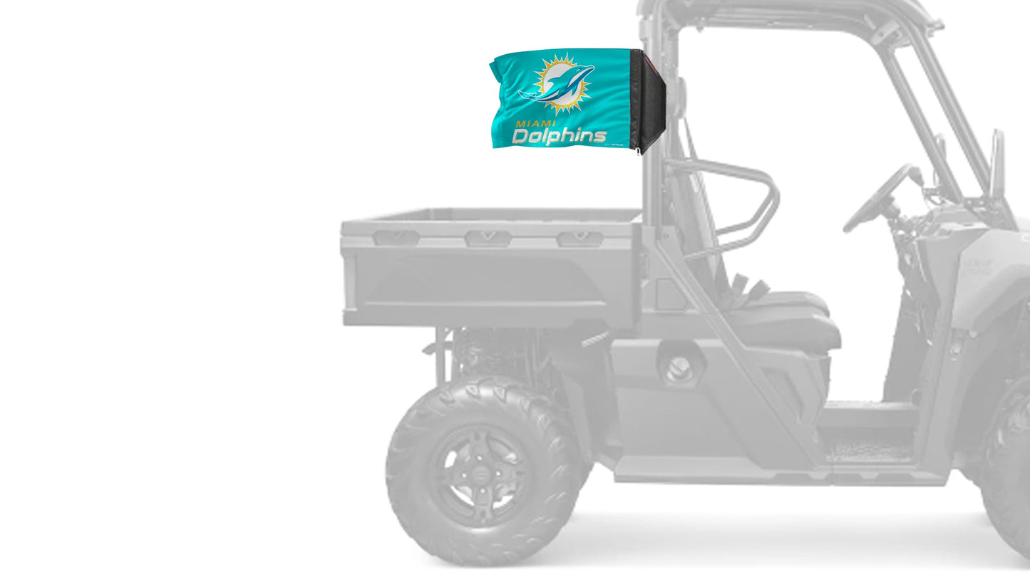 Miami Dolphins 11"x17" Forever Wave Flag