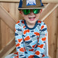 Camo fish bamboo pj set