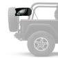 Philadelphia Eagles 11"x17" Forever Wave Flag for Jeep Wrangler JKU 4-Door 2007-2018