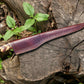 Handmade Damascus Fillet Knife 8” – Rosewood & Olive Wood Handle with Leather Sheath