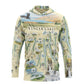 Finger Lakes Map UltraLight Sunshirt Hoodie – UPF 50+