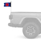 Medical 12"x18" Forever Wave Flag for Jeep Wrangler TJ 1996-2006