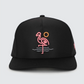 Waggle Original Snapback Hat - Flamingo Bay