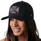 Florida Flag Trucker Hat  |  Black tactical Snapback