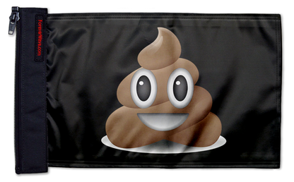 Emoji Poop 12"x18" Forever Wave Flag for Jeep Wrangler JKU 4-Door 2007-2018