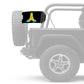 Emoji Praying Hands 12"x18" Forever Wave Flag for Jeep Wrangler JL 2-Door 2018-Present