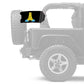 Emoji Praying Hands 12"x18" Forever Wave Flag for Jeep Wrangler YJ 1986-1995