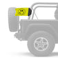 Smiley Face 12"x18" Forever Wave Flag for Jeep Wrangler JK 2-Door 2007-2018