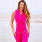 Get Soaked Sleeveless Swim Top with Built-in Bra