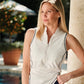 Get Soaked Sleeveless Swim Top with Built-in Bra