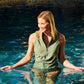 Get Soaked Sleeveless Swim Top with Built-in Bra
