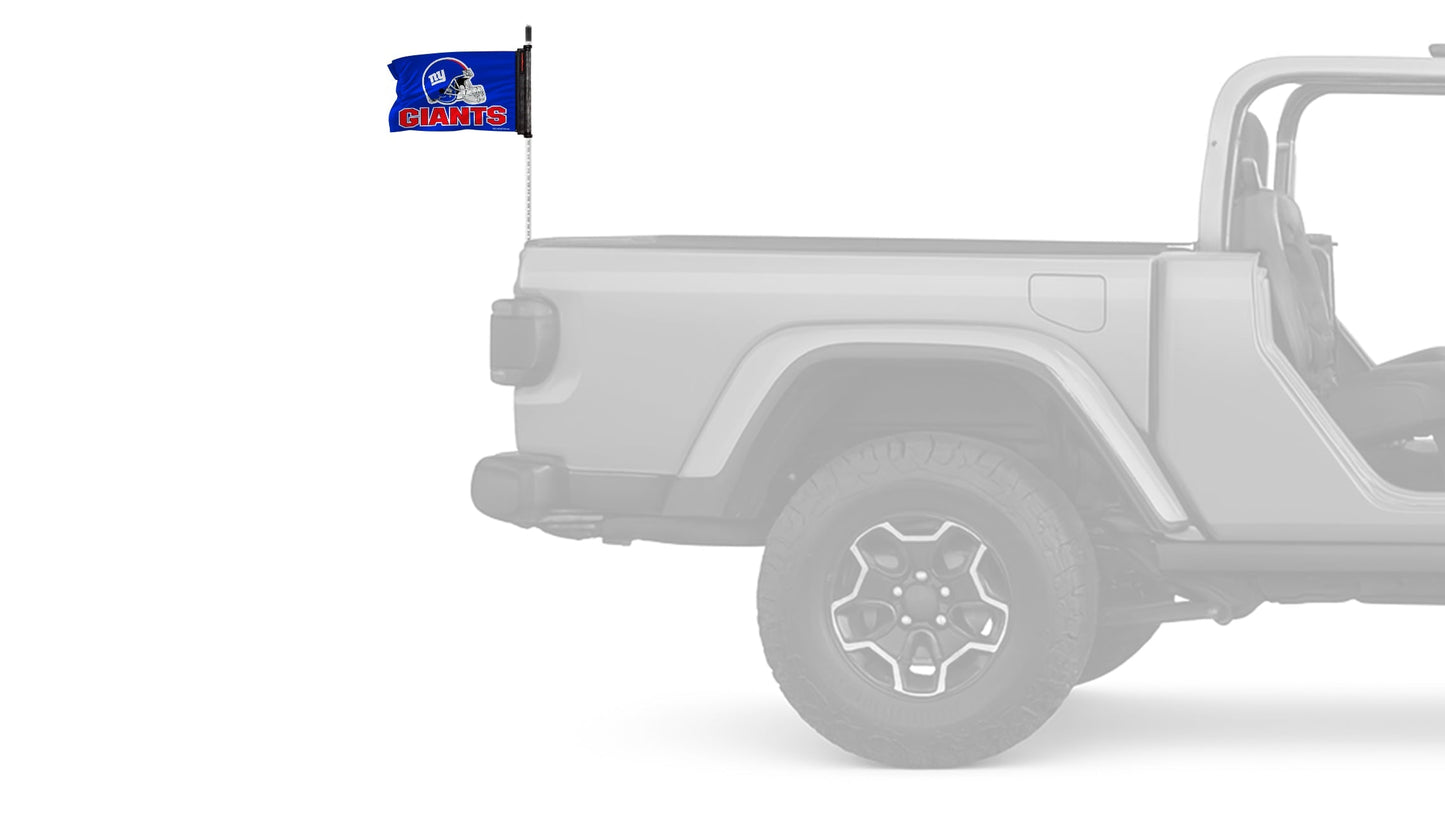 New York Giants 11"x17" Forever Wave Flag for Jeep Wrangler LJ 2003-2006