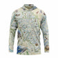Glacier National Park Map UltraLight Sunshirt Hoodie – UPF 50+