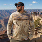 Grand Canyon National Park Map UltraLight Sunshirt Hoodie – UPF 50+