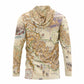 Grand Canyon National Park Map UltraLight Sunshirt Hoodie – UPF 50+