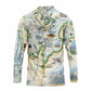 Grand Teton National Park Map UltraLight Sunshirt Hoodie – UPF 50+