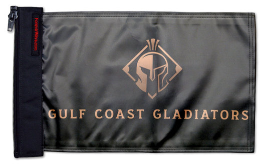 Gulf Coast Gladiators 11"x17" Forever Wave Flag