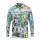 Hawai‘i Islands Map UltraLight Sunshirt Hoodie – UPF 50+