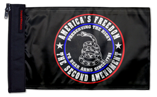 2nd Amendment 12"x18" Forever Wave Flag