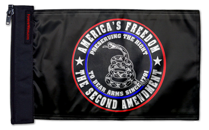 2nd Amendment 12"x18" Forever Wave Flag for Jeep Wrangler JKU 4-Door 2007-2018